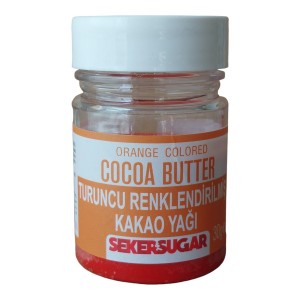 Боя за шоколад с какаово масло SEKERSUGAR - ORANGE / ОРАНЖЕВО, 30 г